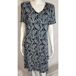 Connected Apparel Asymmetrical Layered Dress - Size 12